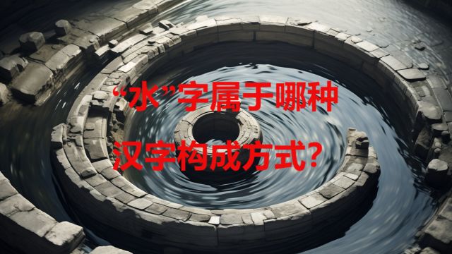 “水”字属于哪种汉字构成方式?