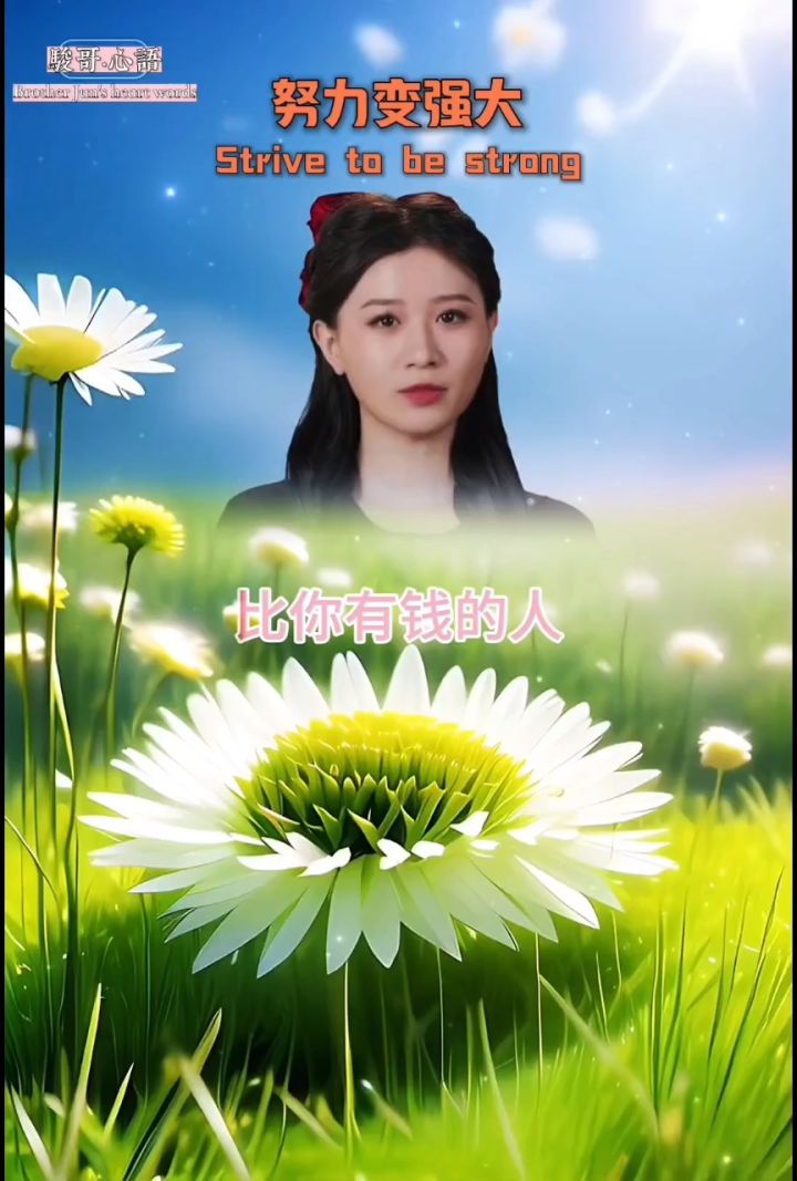 骏哥·心语:努力变强大