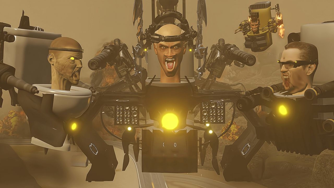 闪电人系列3:马桶人的新首领巨人马桶