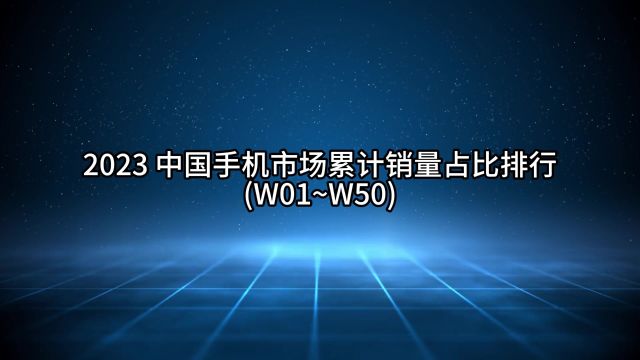 年度手机销量占比排行手机销量占比排行手机销量排行榜