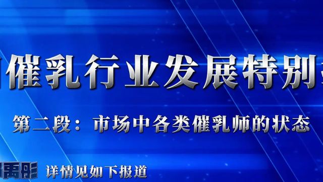 第二章:催乳市场中各类催乳师的现状