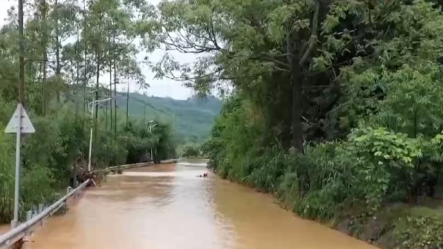 广东韶关:强降雨致多处发生险情