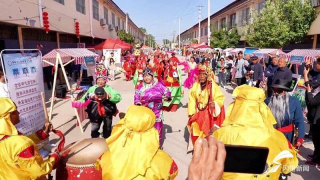 聊城莘县:“莘野蔬乡ⷥƒ年古会”民俗文化旅游节举办