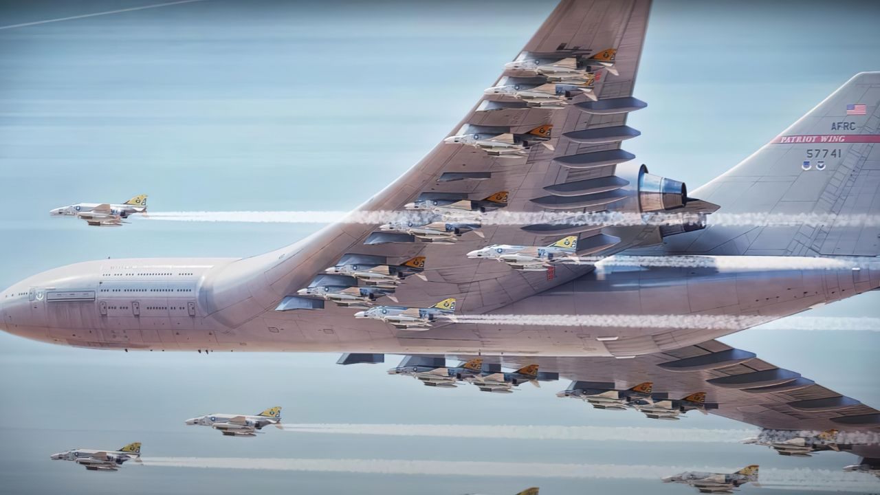 最大的核动力空天母舰cl-1201,比安225大22倍,41天不