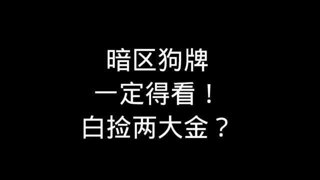 暗区突围狗牌的正确用途