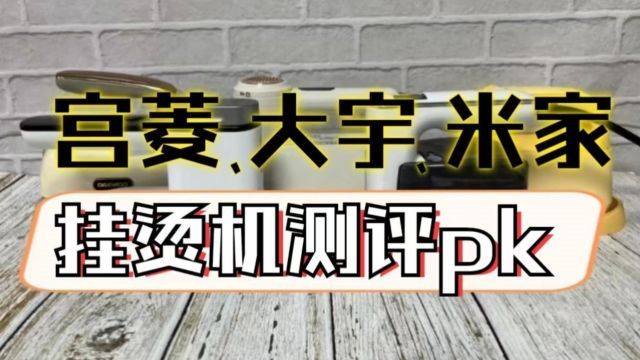 网红米家、宫菱、大宇挂烫机测评对比推荐哪个好?