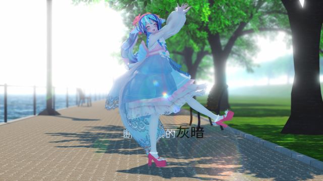 MMD初音未来,遥