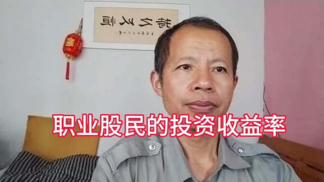 职业股民的投资收益率