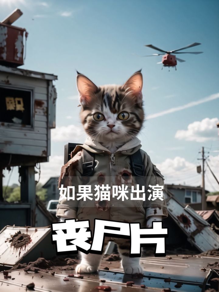 【猫片】如果猫咪出演丧尸片……胆小者慎入哦,一大波僵尸喵正在靠近