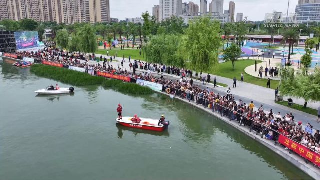 常德阳明湖:污水塘化身龙舟“黄金赛道”