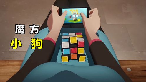 神奇的魔方化身小狗,一切只为了让等车的乘客放松:《魔方小狗》_高清1080P在线观看平台_腾讯视频