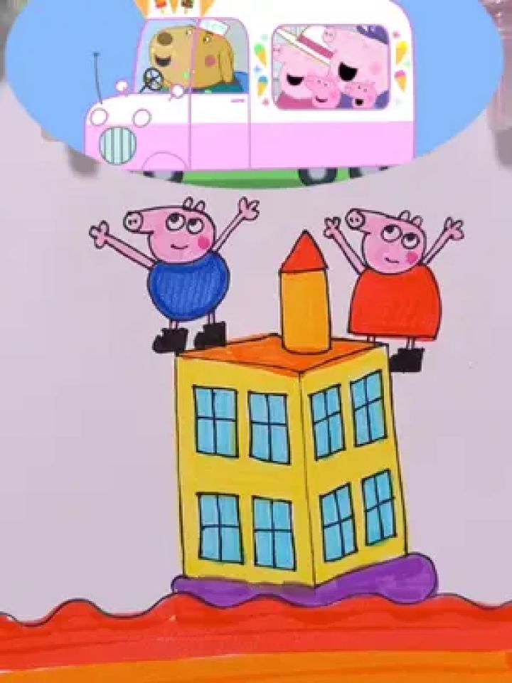 填色 #手绘 #轻娱how #儿童简笔画 #儿童绘画to