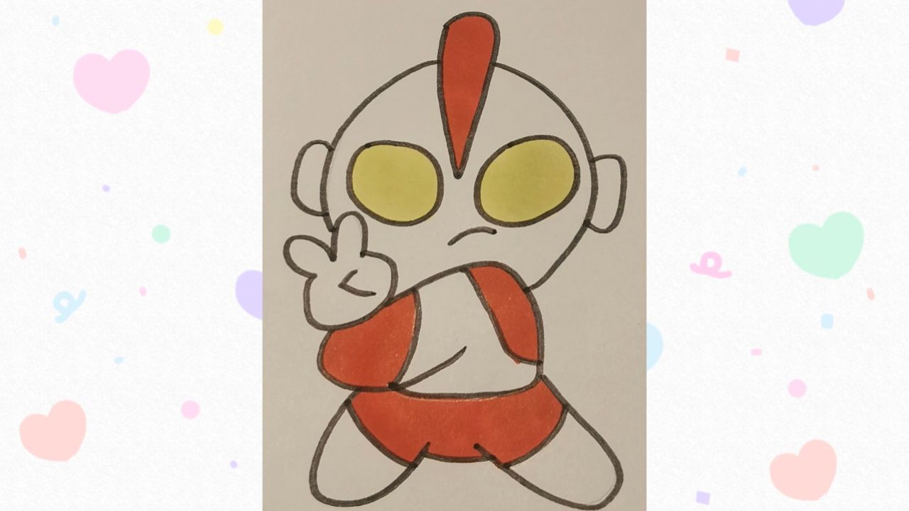 妈妈画的奥特曼vs我画的奥特曼