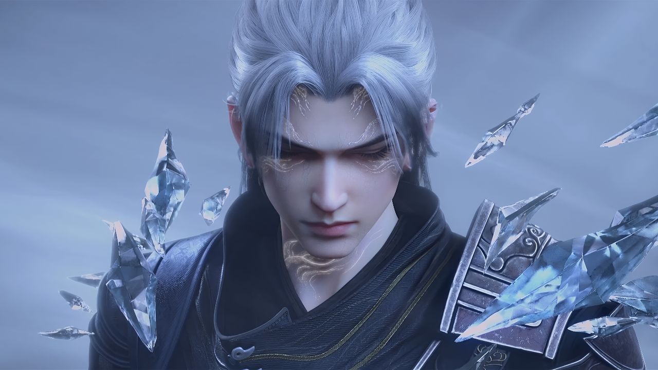 《斗破苍穹》白发萧炎真帅气,薰儿霸气救场