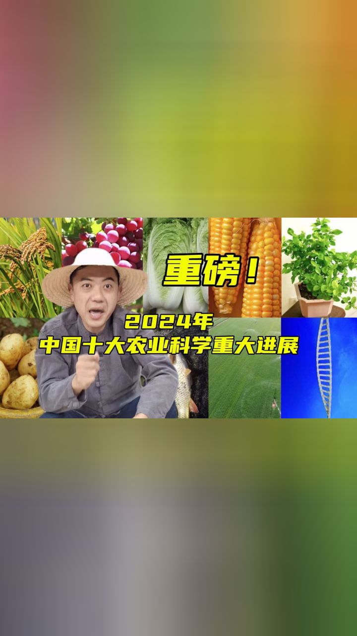 十分钟解读！2024年中国十大农业科学重大进展_高清