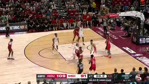 《NBA全场集锦》【回放】NBA夏季联赛：火箭vs奇才第4节英文原声回放