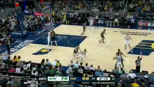 《NBA全场集锦》【回放】NBA常规赛：凯尔特人vs步行者第3节中文解说回放