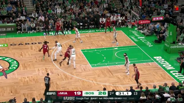 哈克斯vs凯尔特人集锦 毫不怯场拿下16+4+4完成季后赛首秀