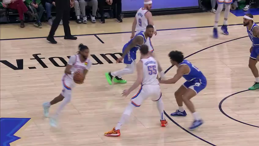 雷霆vs雄鹿 NBA常规赛：雷霆vs雄鹿第2节英文原声回放