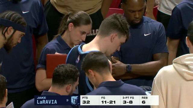 NBA夏季联赛：灰熊vs热火加时赛中文解说回放
