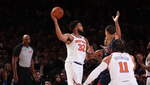 《NBA全场集锦》【球星】唐斯vs奇才集锦 三节打卡砍下24+12表现出色