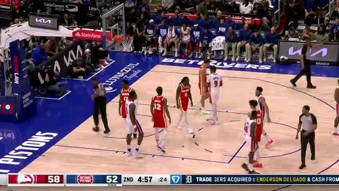 《NBA全场集锦》【回放】老鹰vs活塞第2节英文原声回放