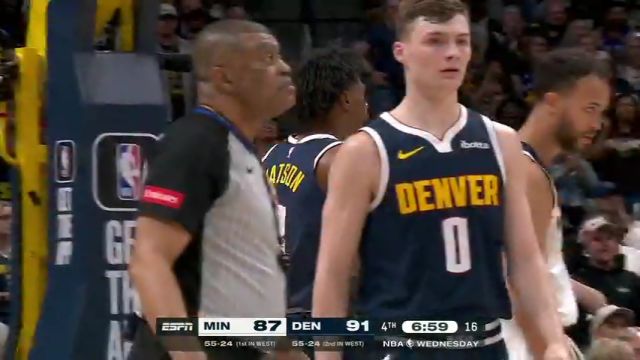 森林狼vs掘金第4节英文原声回放