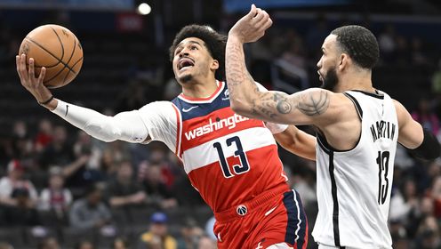 《NBA全场集锦》【纯享】篮网vs奇才精华回放 6人得分上双篮网险胜奇才终结六连败