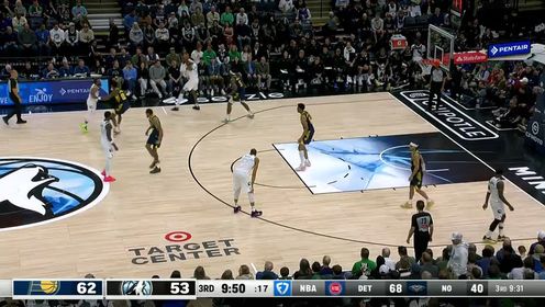 《NBA全场集锦》【回放】步行者vs森林狼第3节英文原声回放