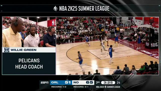 NBA夏季联赛：魔术vs鹈鹕第3节中文解说回放