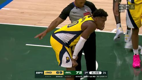 《密尔沃基雄鹿》【回放】NBA季后赛：步行者vs雄鹿G3第3节中文解说回放