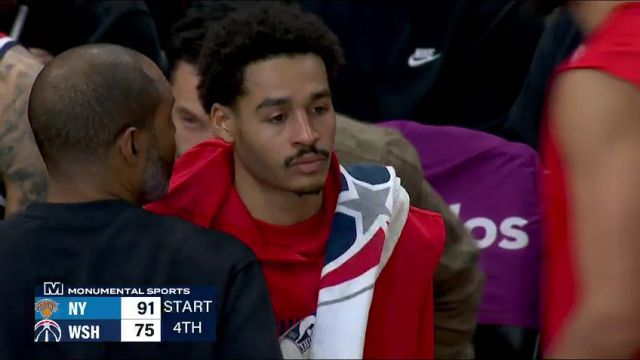 NBA常规赛：尼克斯vs奇才第4节中文解说回放
