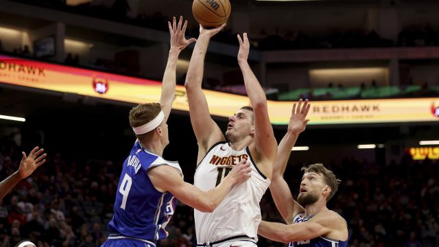 掘金vs国王精华回放 约基奇36+13+14国王终结掘金4连胜