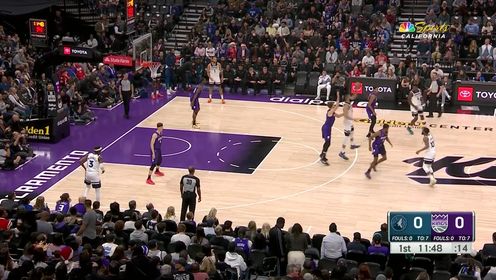 《NBA全场集锦》打你个措手不及！福克斯半路截胡急停中投稳稳命中