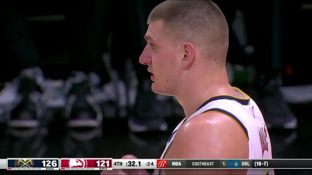 掘金vs老鹰第4节英文原声回放