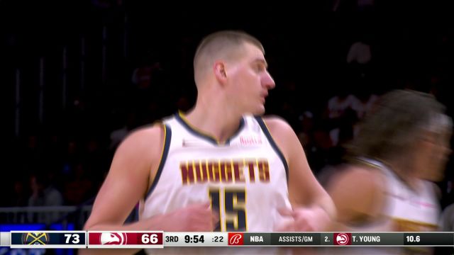 说来就来！约老师外线远投命中本场首记三分