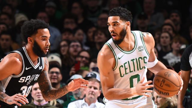 塔图姆vs马刺集锦 24分5板全能身手率队大胜