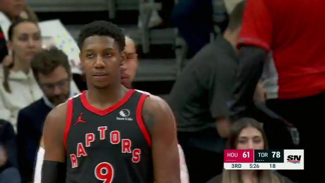 NBA常规赛：火箭vs猛龙第3节中文解说回放