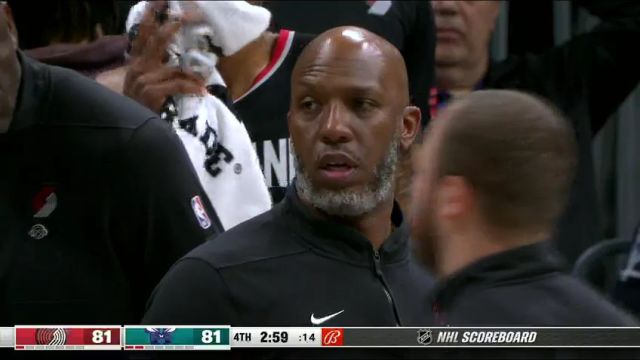 NBA常规赛：开拓者vs黄蜂第4节英文原声回放