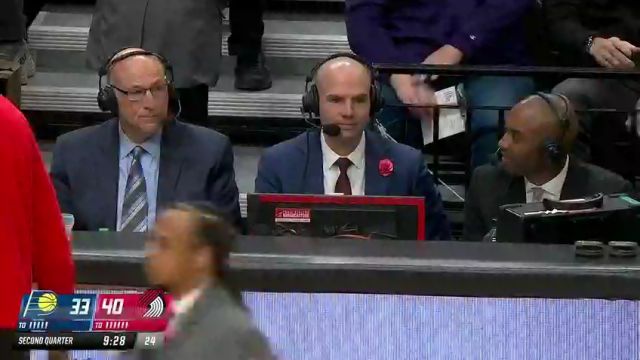 步行者vs开拓者第1节中文解说回放