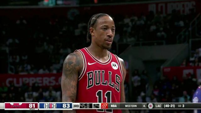 公牛vs快船第3节英文原声回放