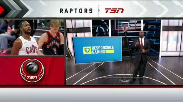 NBA常规赛：骑士vs猛龙第2节英文原声回放