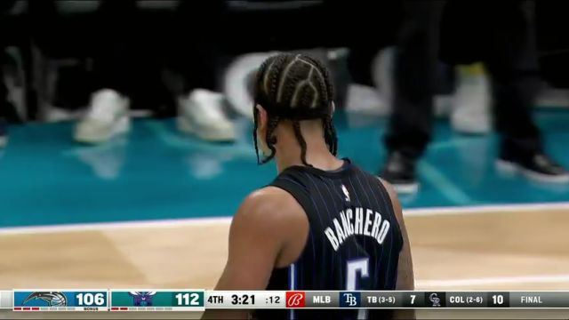 NBA常规赛：魔术vs黄蜂第4节中文解说回放