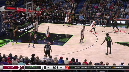《TOP时刻》24日NBA最佳扣篮 小拉里-南斯肆无忌惮冲篮下猛龙出海暴力隔扣