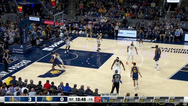 展现出色冲击力 库明加无视两人拦截双手暴扣