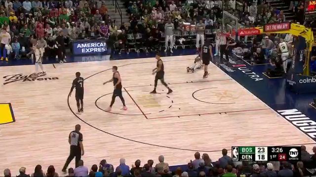 NBA常规赛：凯尔特人vs掘金英文原声全场回放