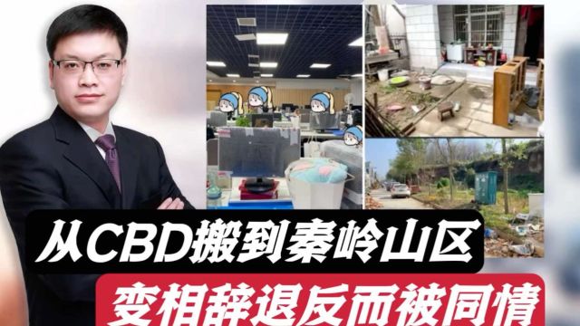 西安一公司从CBD搬到秦岭山区,疑似变相辞退员工,为何被同情?