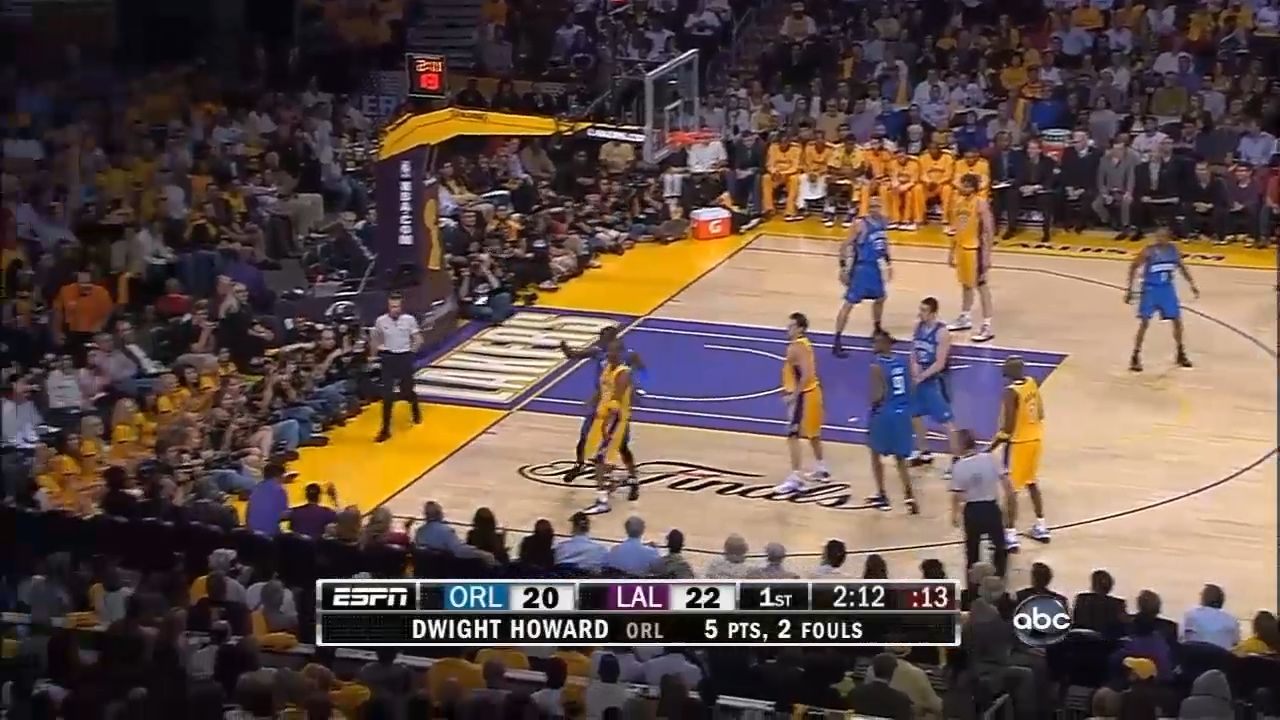2009年湖人vs魔术g1 科比40 8 8