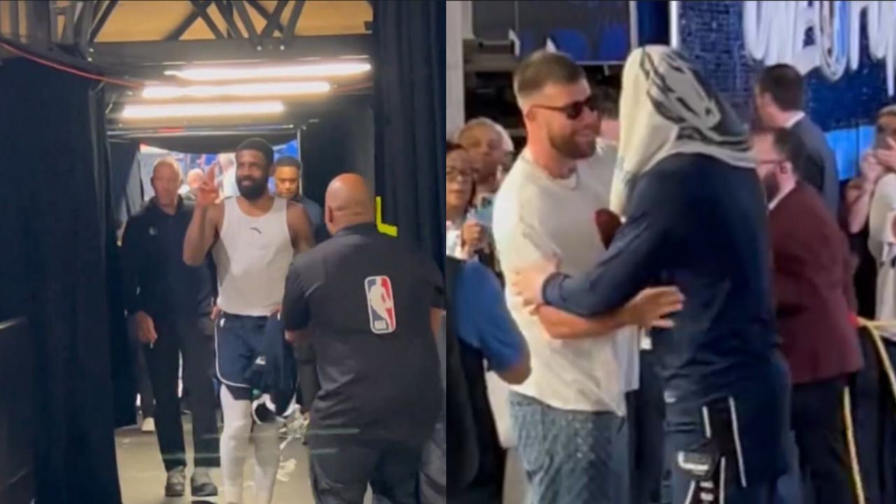 独行侠3比0众生相:全队喜笑颜开,欧文特意脱球衣再露安踏logo