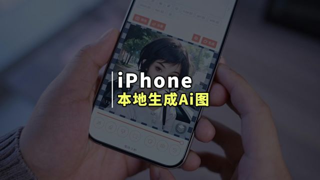 太强了,iPhone居然也可以本地生成Ai图片